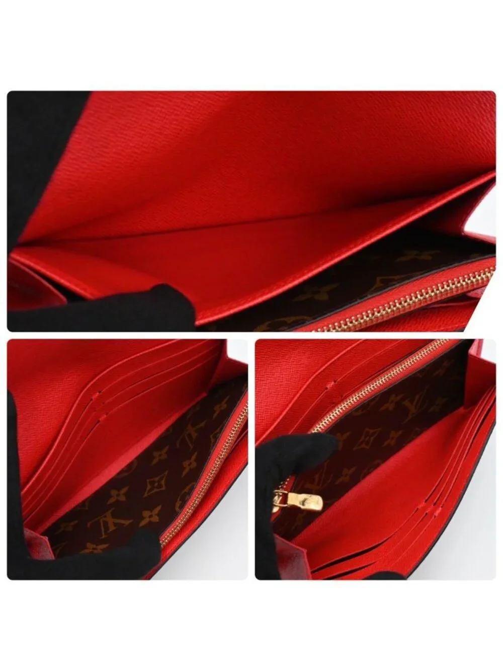 Louis Vuitton Monogram Vivienne Portefeuille Sarah NM Wallet